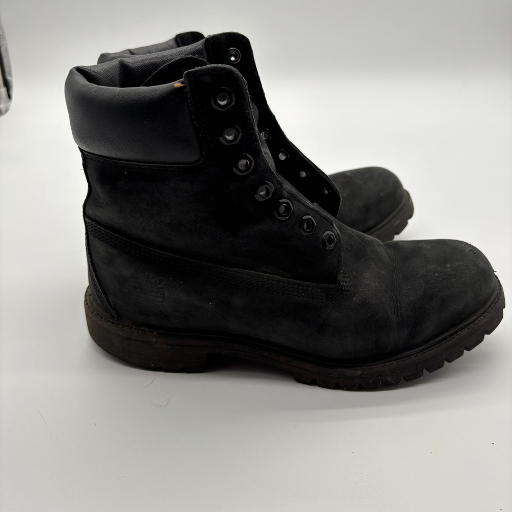 Timberland® Men's 8 M Premium 6-Inch Waterproof Boot in Black Nubuck
